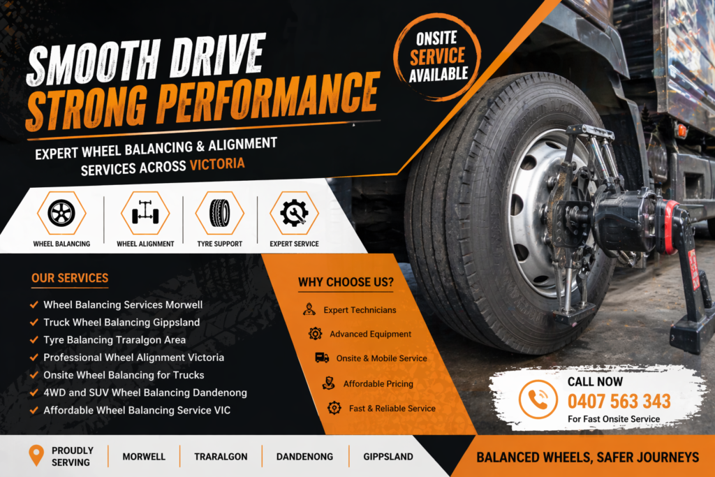 Truck wheel balancing Gippsland