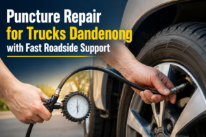 Puncture repair for trucks Dandenong