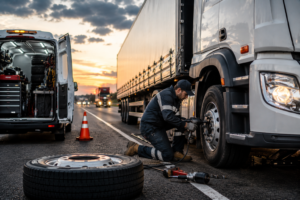 mobile truck tyre fitting in Traralgon